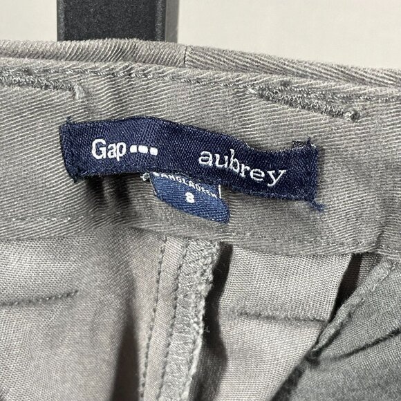 NEW Gap Pants Womens 8 gray chino aubrey classic preppy vintage - Picture 4 of 12